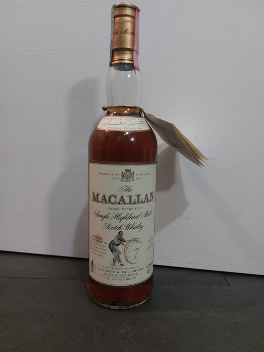 Macallan 7 years old - Original bottling  - b. anii `90 - 70 cl