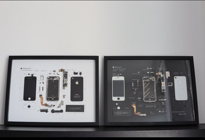 Apple Iphone 4s and Iphone 4 frame - Számítógép (2)