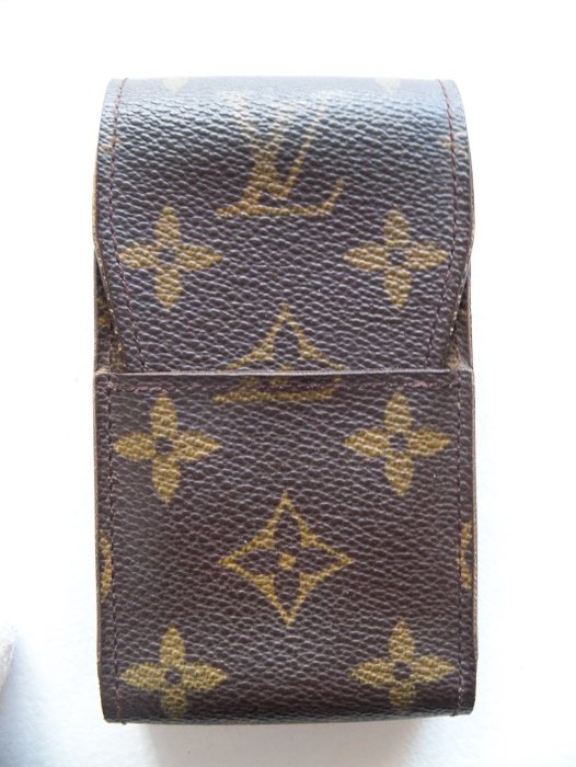 Louis Vuitton - Cigarette case - Coated canvas, Taiga leather
