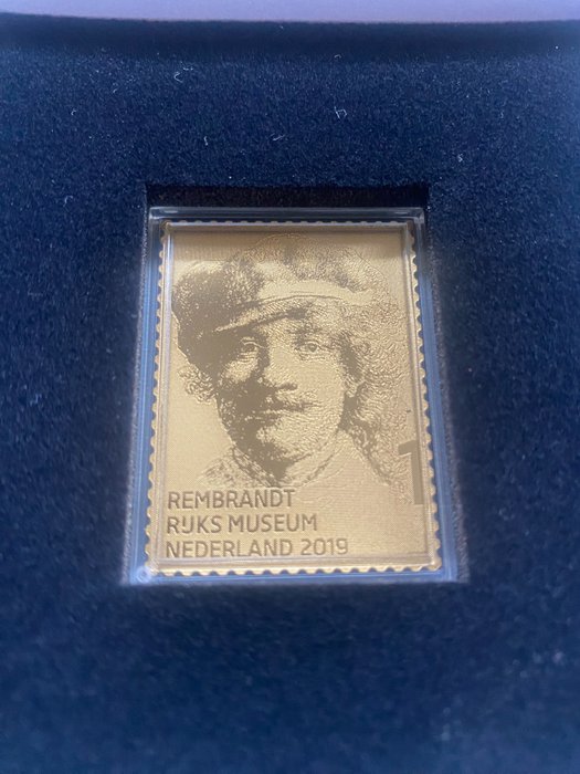 Holanda 2019 - Selo dourado de Rembrandt