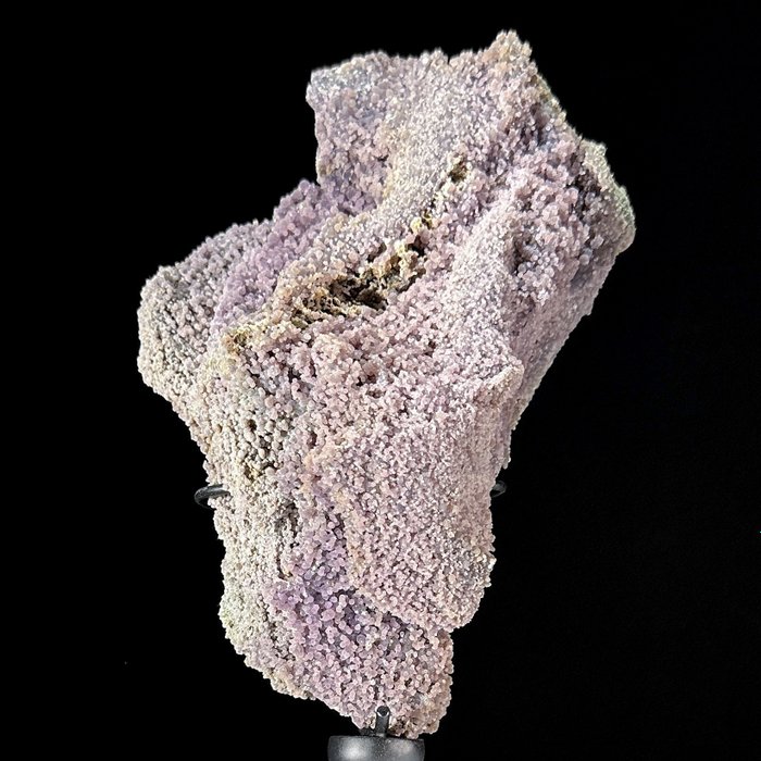 GEEN MINIMUMVERKOOPPRIJS - Prachtige druivenagaat Cluster op een aangepaste standaard - Hoogte: 28 cm - Breedte: 11 cm- 1700 g - (1)