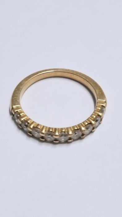 Ring - 18 karaat Geel goud Diamant - Diamant