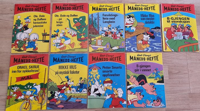 Walt Disney's Måneds-Hefte (Norwegian) - 9 Comic - 1970/1975