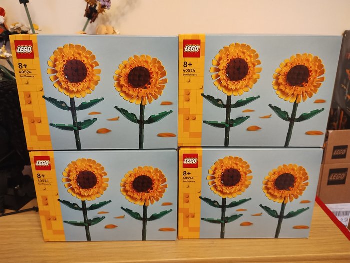 Lego - Botanical - 4x 40524 - 4x Zonnebloemen