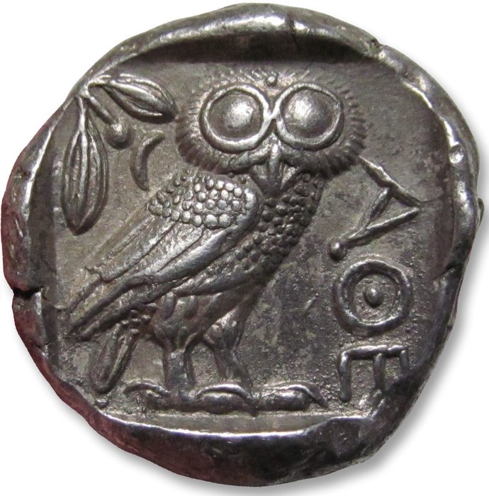 阿提卡，雅典. Tetradrachm 454-404 B.C. - beautiful high quality example of this iconic coin -