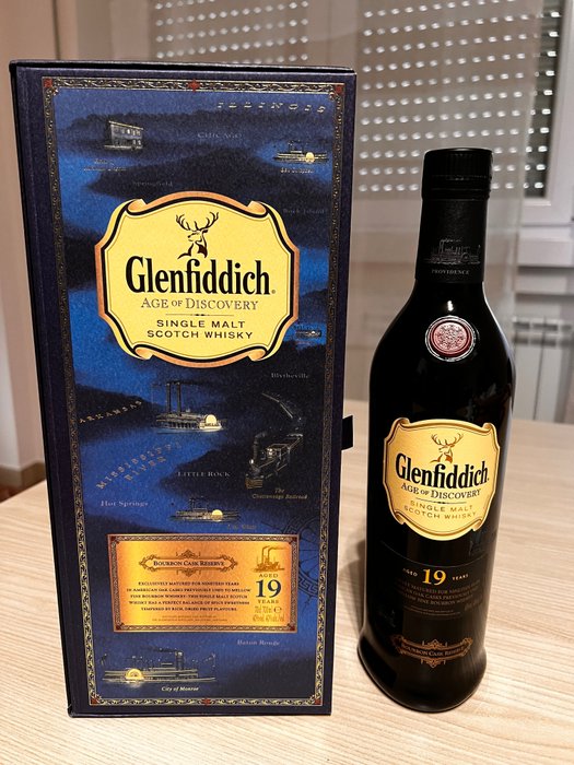 Glenfiddich 19 years old - Age of Discovery Bourbon Cask Reserve - Original bottling  - 700 毫升