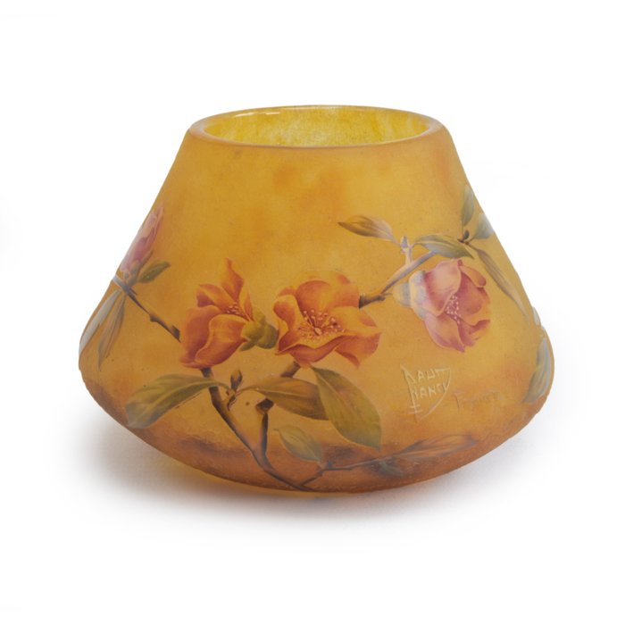 Daum Frères - - Antonin Daum - Vase -  Fleurs de Cerisier  - Glas