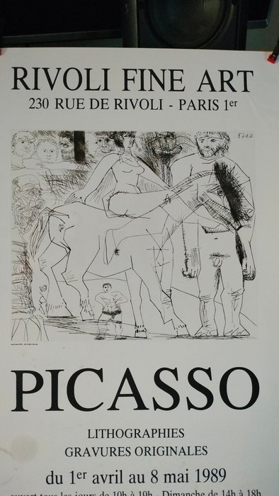 Pablo Picasso (after) - Tivoli fine art, litographies gravuers originales - 1980年代