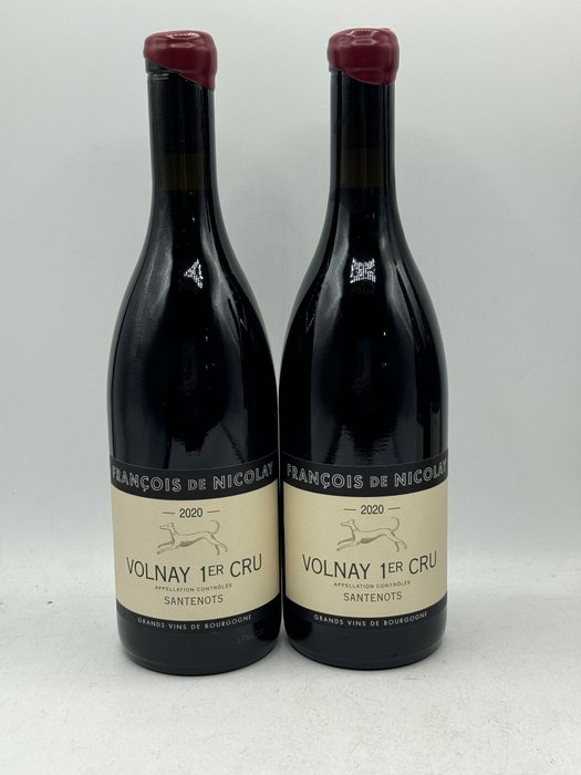 2020 Francois de Nicolay "Santenots" - Volnay - 2 Bottiglie (0,75 L)