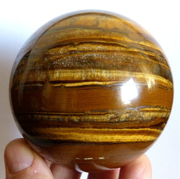 Esfera ojo de tigre - 7,7 cm- 675 g
