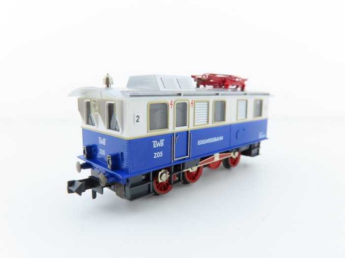 Fleischmann N - 7305 - Locomotiva elétrica (1) - Locomotiva de roda dentada - EWB, Edelweissbahn