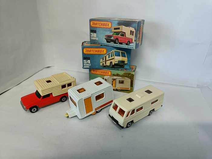 Matchbox 1:87 - 3 - Modellauto - Camping Special Lot - Super schnell
