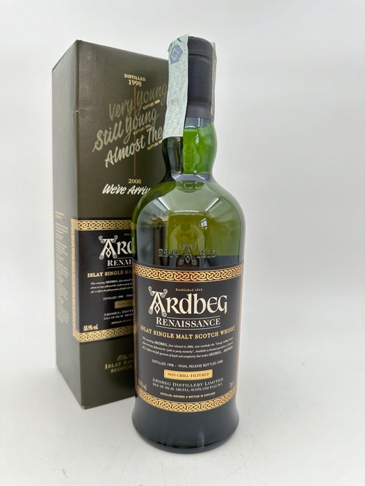 Ardbeg 1998 - Renaissance - Original bottling  - b. 2008 - 70 cl