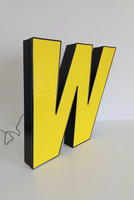 Buchstaben W - Lampada - Metallo