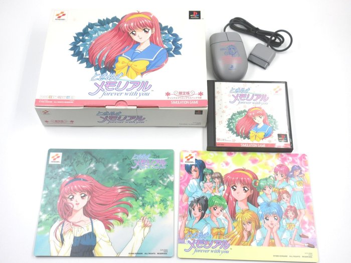 KONAMI - Tokimeki Memorial ときめきメモリアル Forever With You Limited Edition Mouse Set Box Japan - PlayStation (PS1) - Videospiel-Set (1) - In Originalverpackung