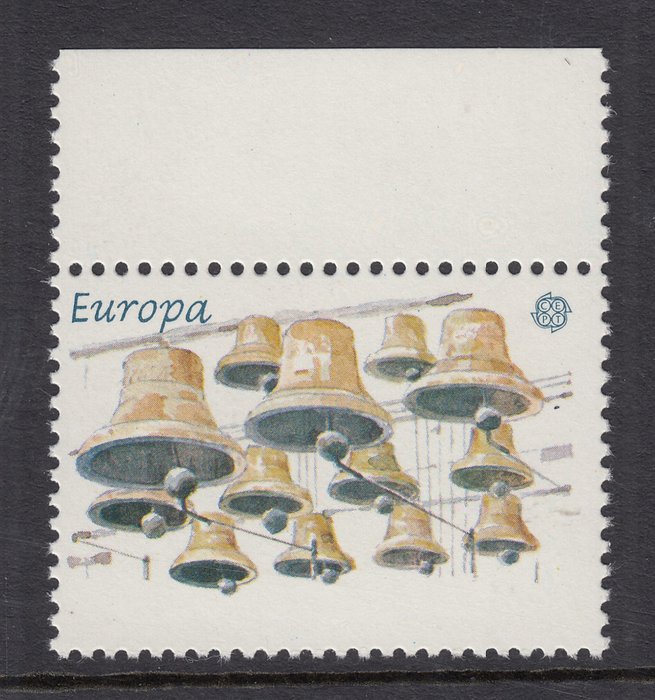 Holanda 1981 - Selo da Europa, erro de impressão - NVPH 1225f