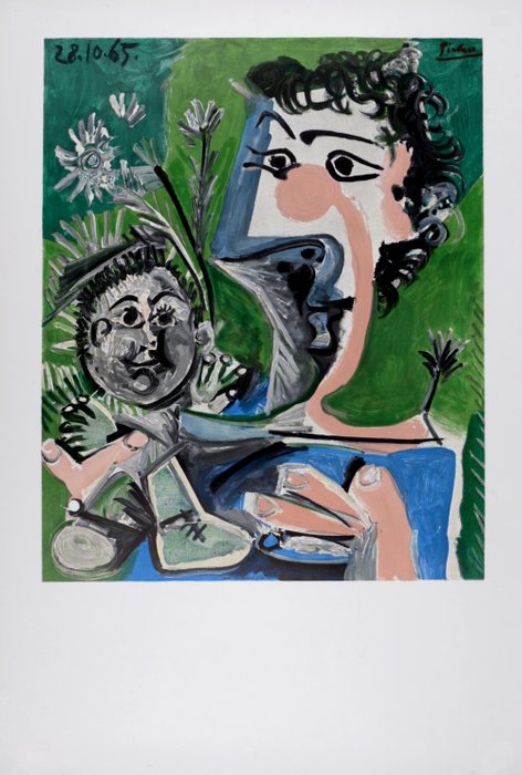 Pablo Picasso (After) - Femme et enfant