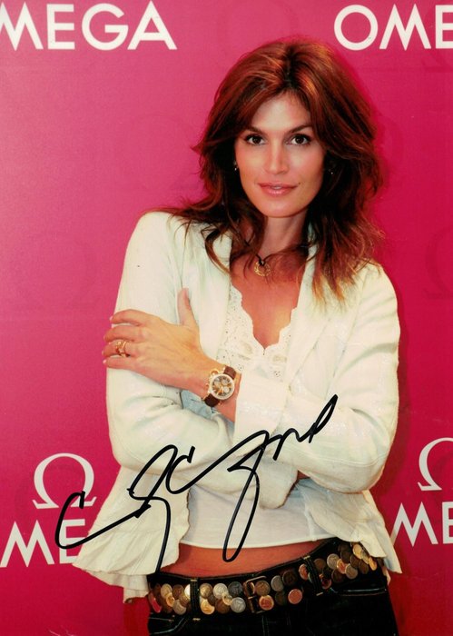 Cindy Crawford - In-Person Signed Photo (20x26 cm)