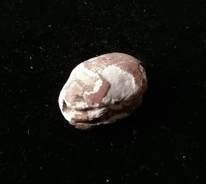 Oldtidens Egypten Scarab Beetle Amulet - 7 mm  (Ingen mindstepris)
