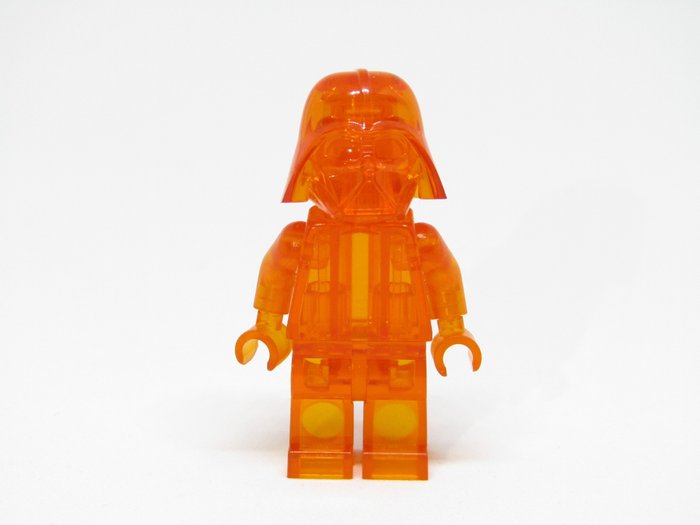 Lego - Star Wars - Prototype Darth Vader transparent orange trans minifigure monochrome RARE