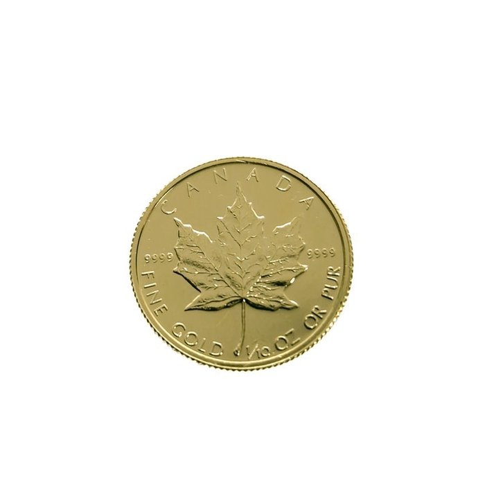 Canada. 5 Dollars 1986 Maple Leaf, 1/10 Oz (.999)