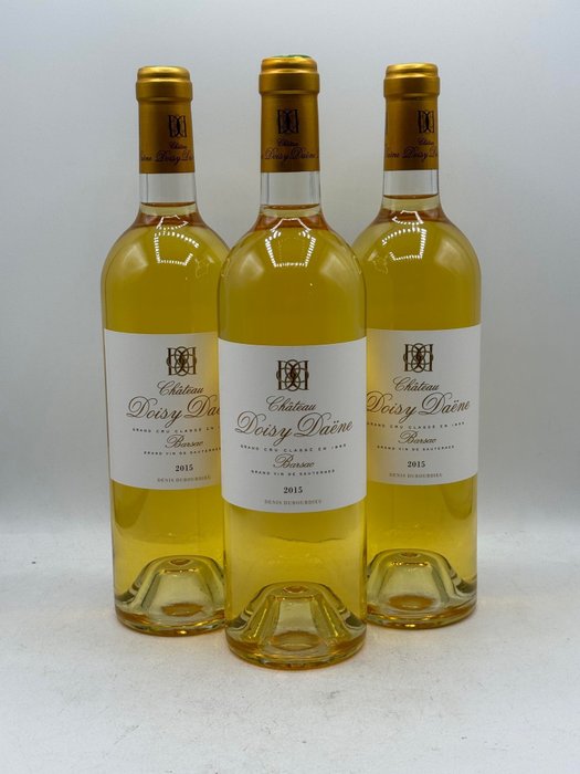 2015 Château Doisy Daëne - Sauternes 2ème Grand Cru Classé - 3 Flasker (0,75 L)