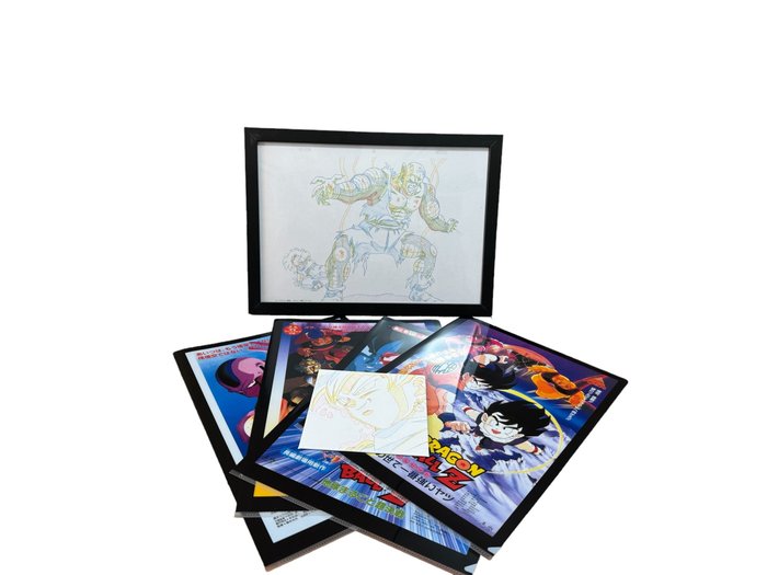 Akira Toriyama 鳥山明 - 6 Print - Dragon Ball - Dragon Ball Anthology: A Collector's Set with Original Artwork Replica, Clear Files, and Canvas Art