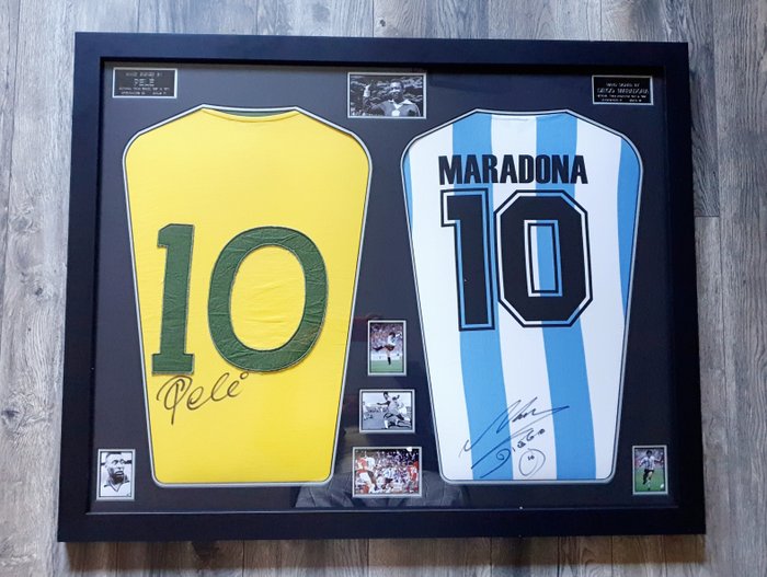 Argentina & Brazil - Maradona & Pelé - Football jersey 