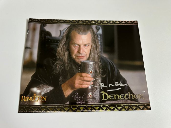 Lord of the Rings - Signed by John Noble