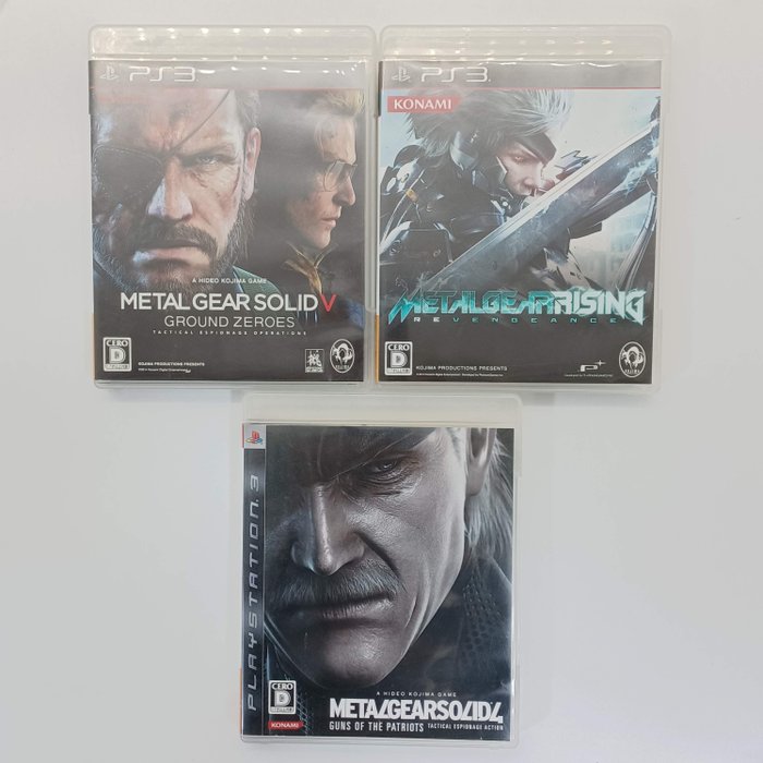 Sony - PlayStation 3 PS3 Metal Gear Solid 4 V Rising - Videospil