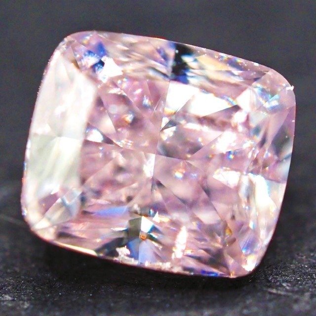 1 pcs Diamant - 1.02 ct - Pude - light pink - I2