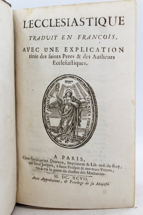 Jésus ben Sira - L'Ecclésiastique - 1697