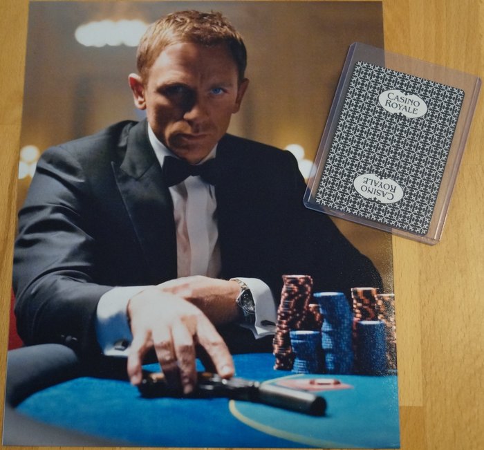 James Bond 007: Casino Royale - Original screen used original poker card prop from 007 movie Casino Royale Something more than rare!