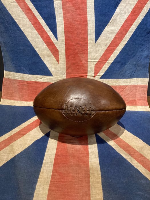 Rugby ball - 4 panel - vintage rugby ball 