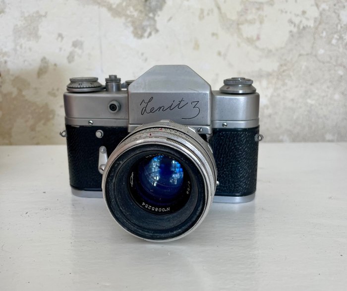 Zenit 3 + Helios-4 2/58 #bokehmonster + etui | Cameră reflexă cu o singură lentilă (SLR)