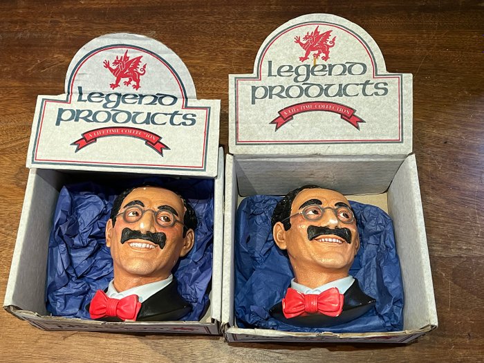 Legend Products - J. Wright - Statuetta - Groucho Marx Wall Plague -  (2) - Gesso