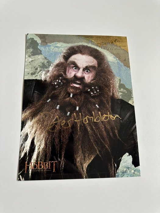 The Hobbit - Signed by Peter Hambleton