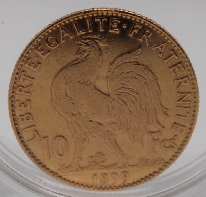 France. 10 Francs 1899