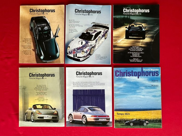 Zeitschrift - Porsche - Christophorus Magazine (5 x 1996 + 1 x 2000) - 1996