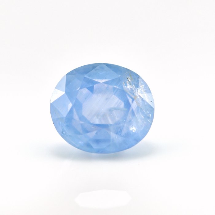 1 pcs Blau Saphir - 3.03 ct