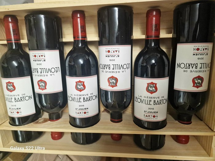2016 La Reserve de Leoville Barton, 2nd wine of Chateau Leoville Barton - Bordeaux - 6 Sticle (0.75L)