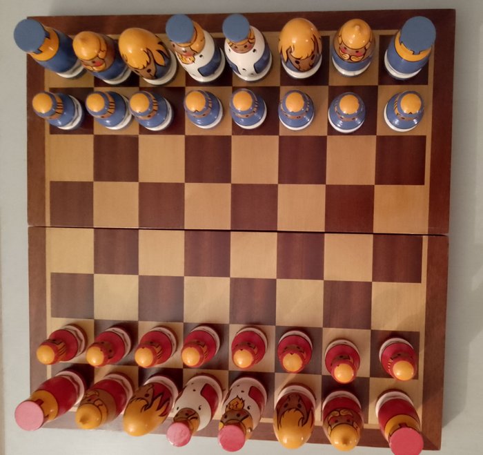 Tabuleiro de xadrez - Children - Madeira