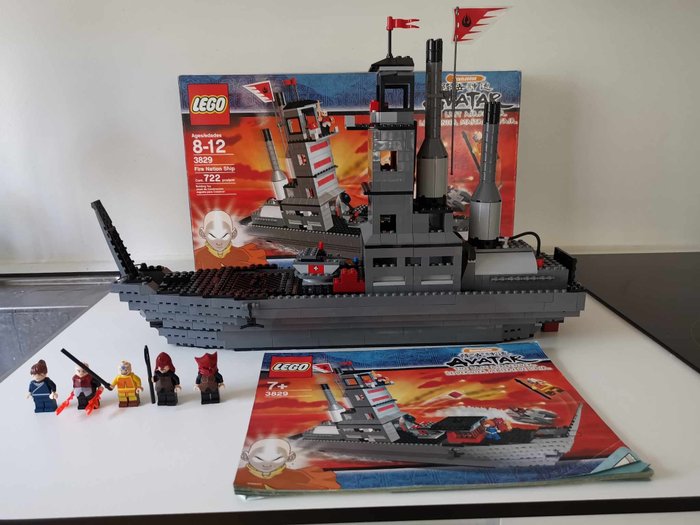 Lego - Avatar The Last Airbender - 3829 - Fire Nation Ship - 2000-2010