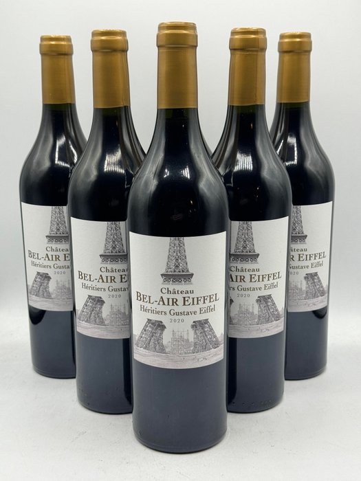2020 Chateau Bel-Air Eiffel Héritiers Gustave Eiffel - Bordeaux - 6 Bottles (0.75L)