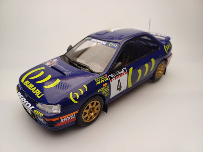 IXO 1:18 - 1 - 模型汽车 - Subaru Impreza 555 WRX 1995 - #4 C. MCrae