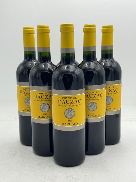 2020 Comte de Dauzac - Margaux - 6 Bottles (0.75L)