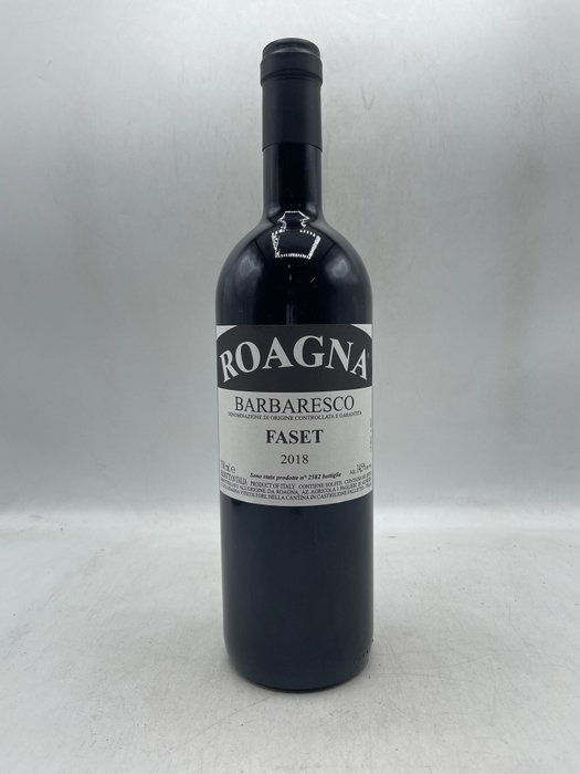 2018 Roagna Faset - Barbaresco DOCG - 1 Bottiglia (0,75 litri)
