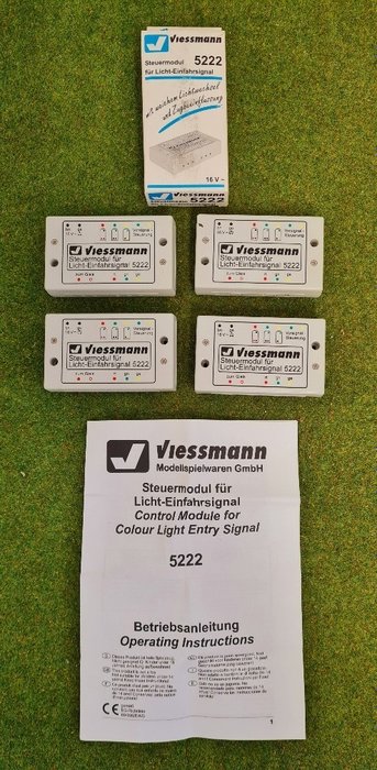 Viessmann H0 - 5222 - Φωτεινοί σηματοδότες (4) - Μονάδες ελέγχου για σήματα