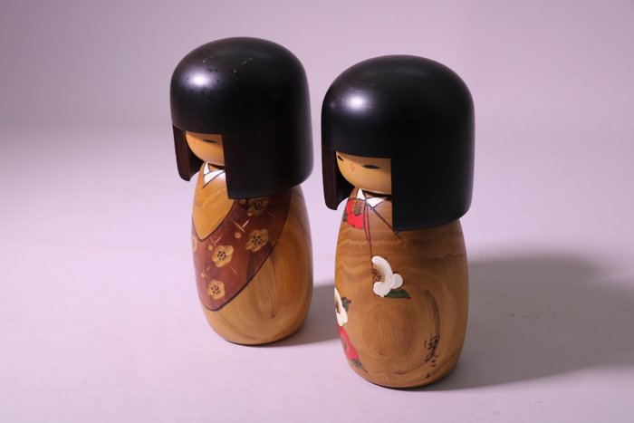 "卯三郎 Usaburo" Sosaku Kokeshi doll  - Lalka - Japonia