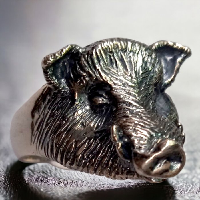 handmade silver ring  - 立体透视模型